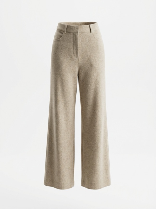 Wide Leg Trousers 02 in Camel